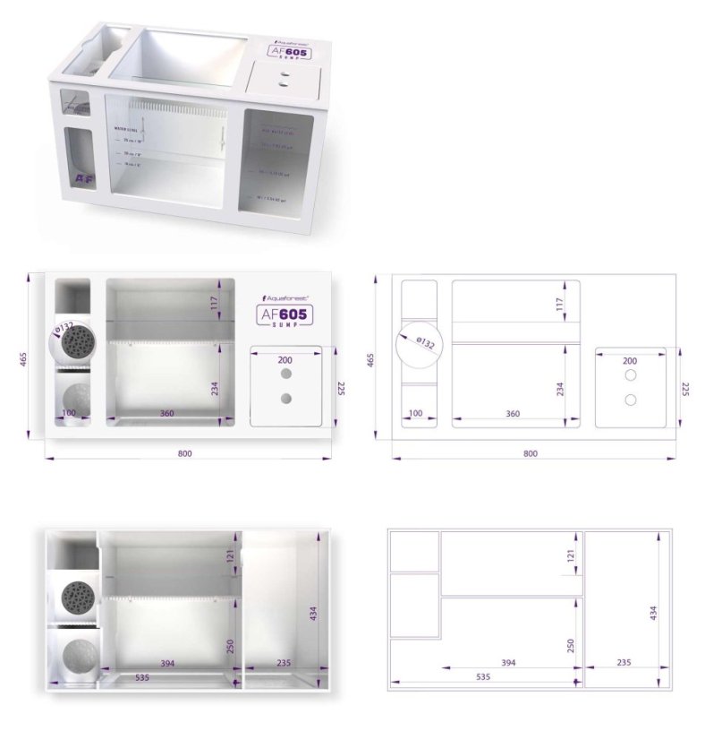 AF605 SUMP DIM ok