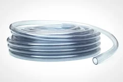 Blau przezroczysty wężyk PVC 1 m