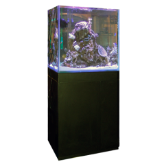 aquarium blau gran cubic 238 litres black