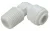 Adaptor 90° cu filet 3/8" pentru furtun RO