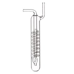 Blau Spiral Glass Bubble Counter