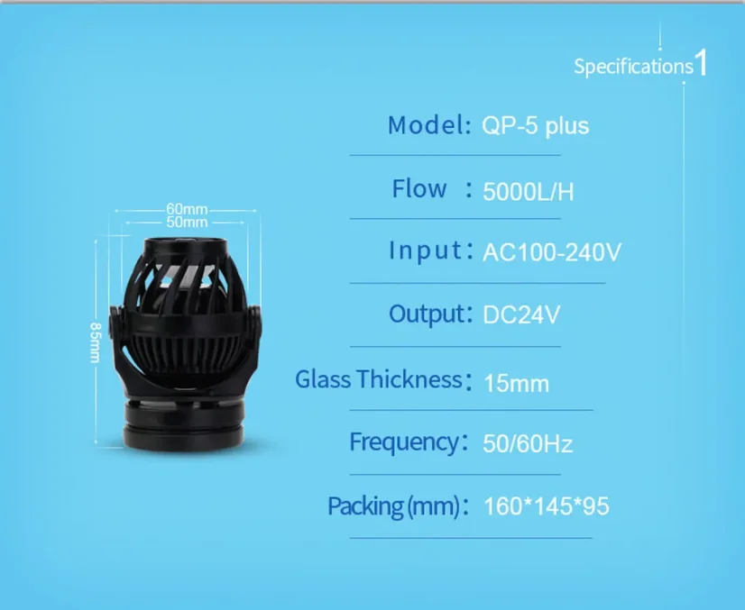 Coral Box Quiet Pump QPS5