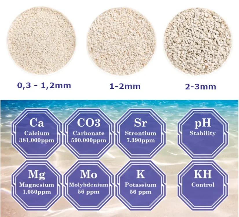 DVH Aragonite Natural Sand 9 kg