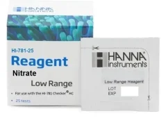 Hanna Instruments HI-781-25 Reagenti za Določanje Nitratov NO3 Nizko Območje 25 kos