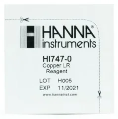 Hanna Instruments HI747-25 Reagenti za določanje bakra ultra nizek razpon 25 kos