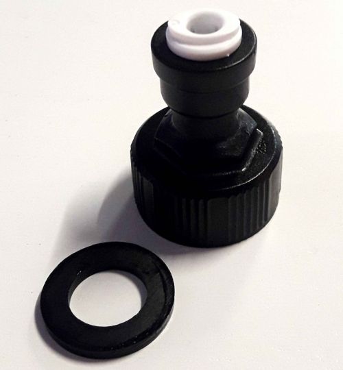 Aquarioom Przejściówka prosta z gwintem female 1/4-3/4"