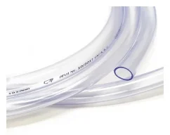 Blau przezroczysty wężyk PVC 1 m