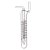 Blau Spiral Glass Bubble Counter
