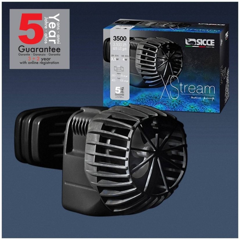 sicce xstream 3500 wave pump 3500