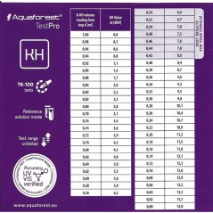 aquaforest testpro khalkalinity test d eau pour aquarium