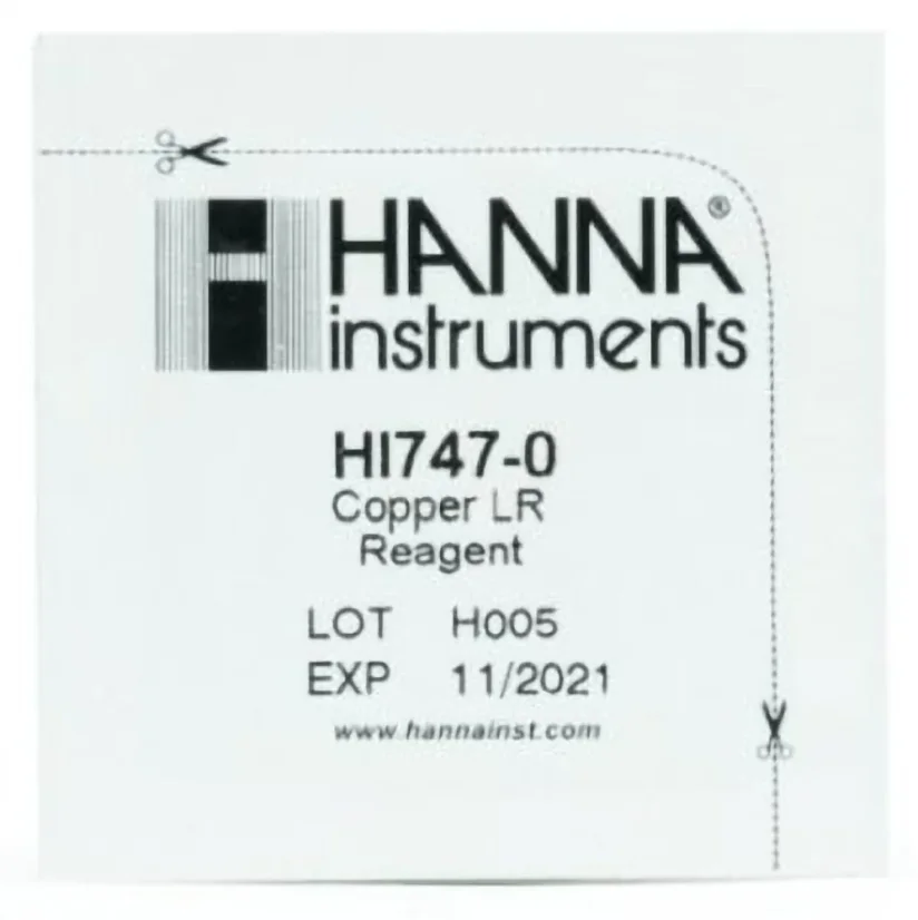 Hanna Instruments HI747-25 Reagensi za određivanje bakra ultra niski raspon 25 kom