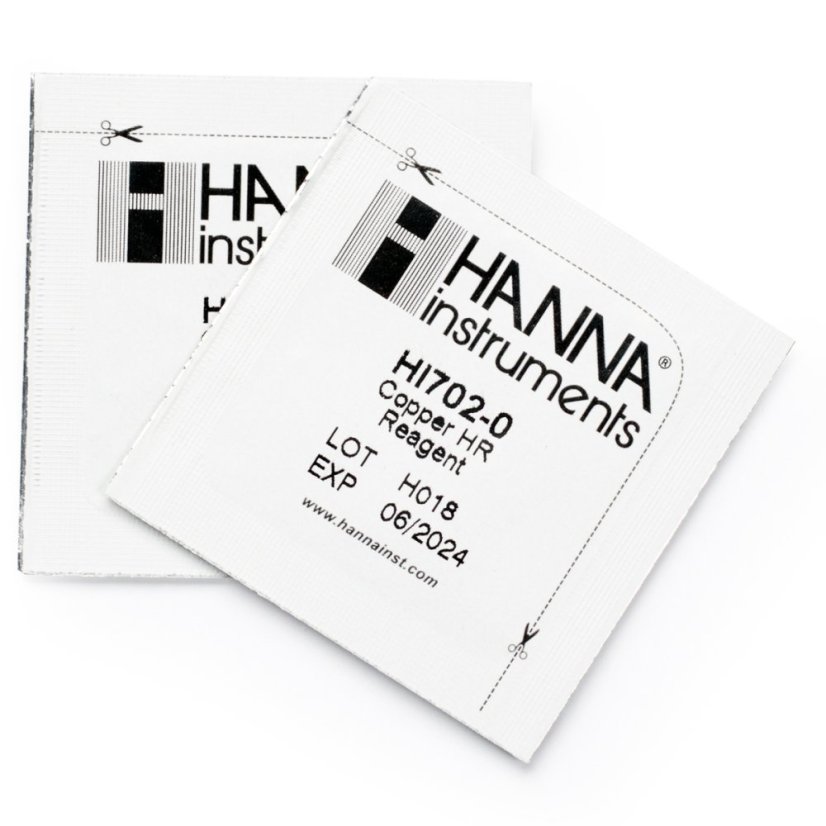 Hanna Instruments HI-702-25 Odczynniki do oznaczania miedzi, wysoki zakres