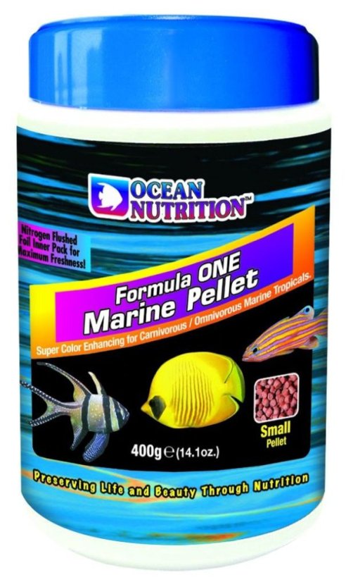 Formula One marine pellets - small - Hmotnosť: 400g