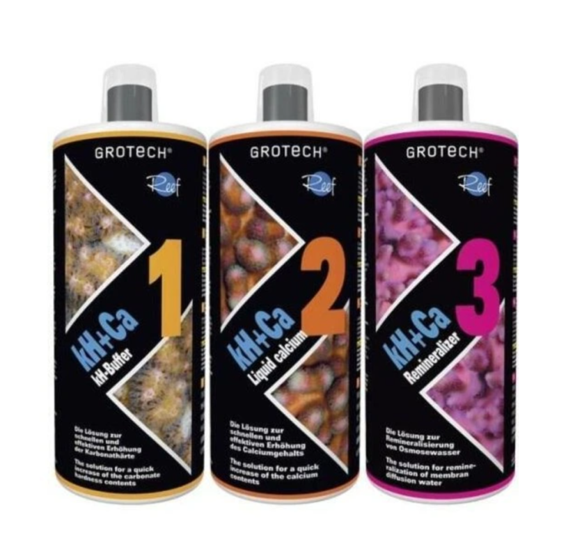 Grotech kH+ Ca 1,2,3 set 3x1000 ml
