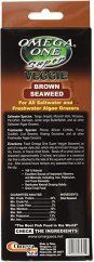 omega one brown seaweed back