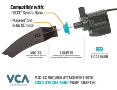 VCA MJ Crevice Vacuum Tool uski nastavak za pumpu